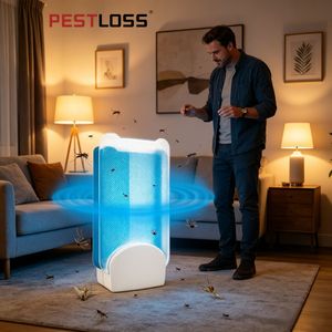 Nueva Trampa para Moscas LED con Certificación ROHS de IBN, Trampa Adhesiva Repelente de Mosquitos para Uso Doméstico, Lámpara Mata Moscas Plegable y Portátil - Product Image 1