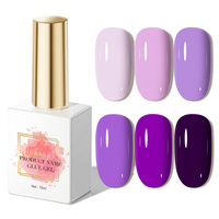 AILANUO Distributeurs en gros de produits pour ongles, gel à ongles LED, collection de 6 couleurs, vernis gel UV, OEM ODM, créez votre propre marque privée