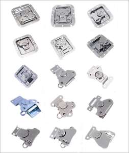 Pestillo giratorio de mariposa de Metal 82*77mm cerradura de resorte plana fina caja de vuelo incorporada caja de joyas hebilla equipaje Caja de Herramientas FlightCase DecoR - Product Image 5