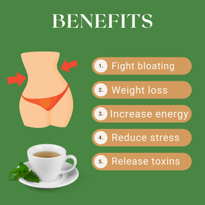 Té de Hierbas Orgánico para Adelgazar, Etiqueta Personalizada, Té Detox de 14 Días para Personas Corpulentas - Product Image 2