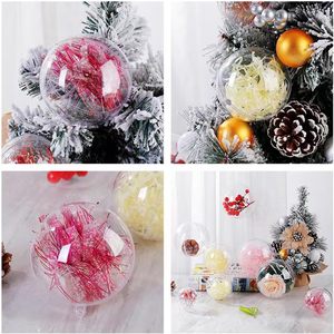 Adorno Colgante de Plástico Transparente Hecho a Mano al por Mayor, Ecológico y Moderno para Árbol de Navidad, Bola Hueca de 5-40CM - Product Image 2