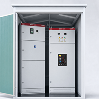 Solutions de Unités de Distribution d'Énergie Préfabriquées en Boîtier pour Transformateurs Époxy de Type Sec et Sous-Transformateurs Compacts 12kV 0.4kV 1600kVA