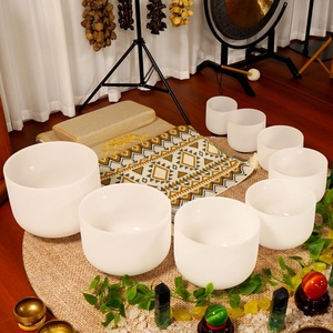 ขันคริสตัลควอตซ์คุณภาพสูงสำหรับการบำบัดด้วยเสียงดนตรี ขายส่ง เหมาะสำหรับการทำสมาธิและโยคะ - Product Image 2