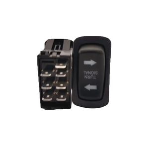 7pin Dpdt Tuimelschakelaar Atv Utv 12V Aan Knop Schakelaar Groen Blauw Led Richtingaanwijzer Tuimelschakelaar Schakelaars - Product Image 4