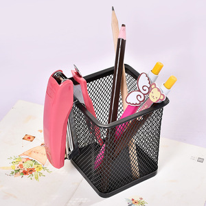 ที่ใส่ปากกาแบบตาข่ายโลหะทรงกลมสำหรับจัดเก็บบนโต๊ะทำงาน รุ่น AY251 - Product Image 3