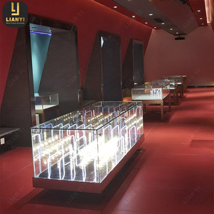 Vitrina de mármol para escaparate de almacenamiento de base de pedestal de joyería de ventana - Product Image 3