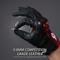 Guantes Universales de Motociclismo FUNTIMES para Hombre y Mujer, Guantes de Motociclismo de Dedo Completo para Conducir al Aire Libre