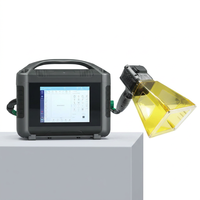 Nouvelle machine de marquage laser à fibre portable 20W avec boîtier de protection fermé pour plastiques et métaux