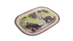 ถาดเสิร์ฟลายสัตว์ป่าทำจากเมลามีน แรงบันดาลใจจากธรรมชาติ สำหรับการจัดเลี้ยงทั้งในร่มและกลางแจ้ง และใช้ในบ้าน - Product Image 4