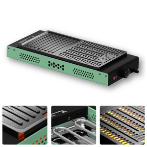 1000 Wát điện Grill griddle kiểm soát nhiệt độ PTFE không khói vật liệu dễ dàng làm sạch cho trong nhà ngoài trời Sử dụng cho hộ gia đình chúng tôi - Product Image 6