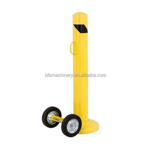 Yüksek kaliteli ağır palet raf toz kaplı açık çelik hareketli güvenlik sonrası sokak trafik güvenliği için bariyer direkleri - Product Image 2