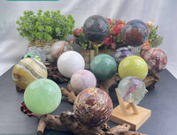 Letsun Natuurlijke Kristallen Bol Gepolijste Edelsteen Sfeer Ornament Ruwe Steen Decoratie Modetrend Liefde voor Kantoor Huis Cadeau