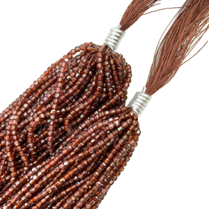 Hot Natural 2*2mm Square Cut Garnet Beads for DIY Bracelet Necklace Jewelry Production - Product Image 1