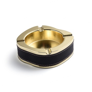 ที่เขี่ยบุหรี่หนัง PU ผสมโลหะสังกะสีสุดหรู สไตล์โบราณ พร้อมโลโก้สั่งทำ ขายดี - Product Image 6