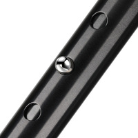 Canne Rétractable Lumineuse en Alliage d'Aluminium Léger à Quatre Pieds, Réglable en Hauteur, à Roulettes Universelles - Vente en Gros Usine
