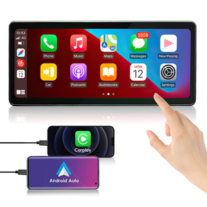 หน้าจอ MEKEDE ขนาด 10.25 นิ้ว แบบ HUD ระบบ Android สำหรับรถยนต์ <span class=keywords><strong>Tesla</strong></span> <span class=keywords><strong>Model</strong></span> 3 และ <span class=keywords><strong>Model</strong></span> <span class=keywords><strong>Y</strong></span> รองรับการเชื่อมต่อไร้สาย Android Auto, FM, AUX, DVR, เสียง และบลูทูธ - Product Image 1