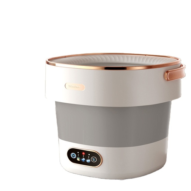Hotel Automatic Mini Electric Washing Machine with Foldable Dryer New Condition Wash & Dry Functionality for Household Use