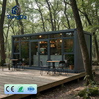 Taille personnalisée Maison conteneur modulaire préfabriquée pour café magasin et bureau du site