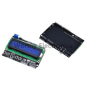 Character LCD blue screen I/O expansion board Microcontroller development board module LCD1602 LCD keypad shield