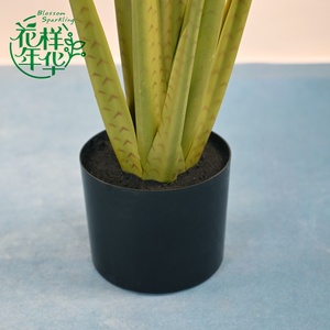 Vente en gros de <span class=keywords><strong>feuillage</strong></span> en plastique détachable de 140 cm, 11 feuilles, Syngonium Alocasia, ornement, OEM personnalisé pour l'aménagement paysager intérieur - Product Image 3