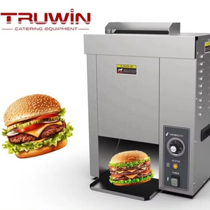 Máquina automática transportadora de hamburguesas Bollos Lote <span class=keywords><strong>Mcdonalds</strong></span> Burger Bun Calentador Eléctrico <span class=keywords><strong>Hamburguesa</strong></span> Restaurante industrial Tostadora de bollos - Product Image 1