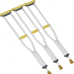 Stampelle in Alluminio per Disabili di Tre <span class=keywords><strong>Dimensioni</strong></span>: Piccole, Medie e Grandi, a Prezzo Conveniente e Alta Qualità - Product Image 1