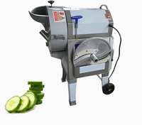 Fruit- en groentesnijmachine voor snijden, raspen en in blokjes snijden voor groenteverwerkingsbedrijven, centrale keukens en saladeproductielijnen