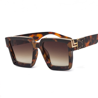 2025 Lunettes De Luxe Arrivées Hommes Femmes Vintage Carré Millionnaire Mode Tendance Lunettes De Soleil De Luxe Designer Marque Lunettes De Soleil