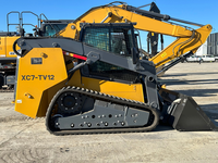 Minipala Gommata XC7-TV12 da 1,36 Tonnellate con Sistema Idraulico ad Alto Flusso e Attacco Rapido per Progetti Agricoli e di Paesaggistica