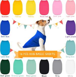 Vêtements pour petits chiens, t-shirts mignons et unis pour chiots, sweat-shirts doux pour chiens, vêtements respirants pour chiens et chats - Product Image 5