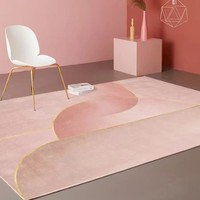 Tapis en polyester moderne abstrait 3D personnalisé fabriqué à la machine en usine chinoise en gros caractères pour un usage domestique pour la prière de tapis de sol de salon