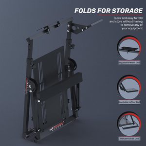 Soporte para Volante de Juego para G25, G923, G27, G29, G920, T300RS, T300GTE, T500RS, TH8RS, Cabina de Carreras, Palanca de Cambios, Portavasos, Ranura para Silla - Product Image 4