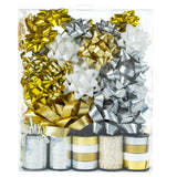 40ct ร้อนขายดาวโบว์กล่องตั้งเส้นผ่าศูนย์กลางที่มีสีสันดอกไม้โบว์เครื่องทำของแข็ง Pp พลาสติกริบบิ้นห่อของขวัญ - Product Image 3