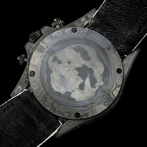 Magnifique <span class=keywords><strong>montre</strong></span> chronographe en carbone forgé noir, cadran rond Panda, <span class=keywords><strong>montre</strong></span> Orologio, <span class=keywords><strong>montre</strong></span> d'expédition ultime pour homme - Product Image 6