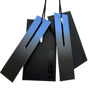 ป้ายแขวนเสื้อผ้าแบบกำหนดเองได้สำหรับเสื้อผ้าป้ายติดเสื้อผ้าแบบแขวนทำจากกระดาษ UV หรูหราดีไซน์ใหม่ - Product Image 1