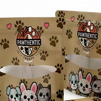Sacs personnalisés imprimés pour aliments pour chiens, emballage plastique, pochette verticale refermable avec fermeture éclair pour l'emballage d'aliments pour animaux de compagnie, sacs pour aliments pour chats