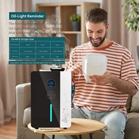 Ticari HVAC merkezi susuz geniş alan koku yayıcı sistemi WIFI APP kontrol elektrikli koku uçucu yağ difüzör