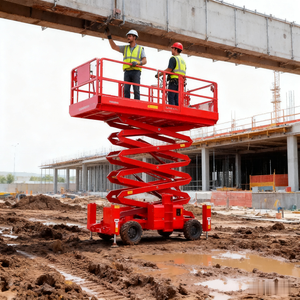 รถยกกรรไกรเดินได้ทั้งหมด5เมตรลิฟต์ยกกรรไกรไฮดรอลิก - Product Image 4