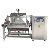 Horizontale roerwok, vulmixer voor hoge viscositeit, vacuümconcentratie-friteuse, bakkerij-versnellingsbak van 304 roestvrij staal