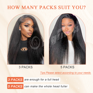 <span class=keywords><strong>Extension</strong></span> per <span class=keywords><strong>Capelli</strong></span> Umani Kinky Curly Originea per Treccine all'Uncinetto, Pre-Separate, Morbide, con Effetto Piumato, Mini Twist - Product Image 4