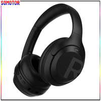 Headphone Bluetooth Stereo Surround Sound Universal Nirkabel untuk E-sports dengan Bantalan Telinga Kulit Protein Ramah Kulit.