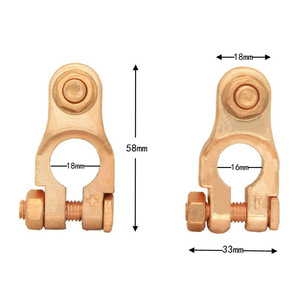 Pure Copper Battery <b>Terminals</b> Screw Type MT2470902 For Car Battery Connectors - Product Image 3
