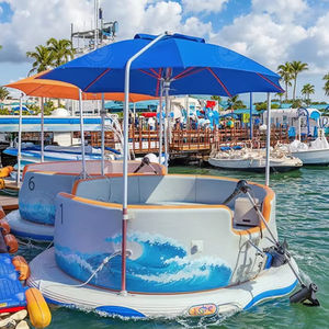 Location <span class=keywords><strong>Vacances</strong></span> Loisirs Dîner en <span class=keywords><strong>Famille</strong></span> Barbecue Grill Four Bateau Bbq Donut-bateau Bateau Rond avec Bbq Pit à Vendre - Product Image 1