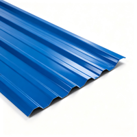 Tôle de Toiture Métallique Ondulée Prélaquée Z150 PPGI Prix Usine 0.10-1.3mm pour Construction de Maisons