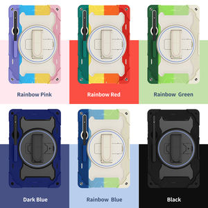 Custodia per Tablet pesante per Samsung Galaxy <span class=keywords><strong>Tab</strong></span> <span class=keywords><strong>S8</strong></span> Ultra 11 pollici cavalletto antiurto <span class=keywords><strong>Cover</strong></span> in Silicone - Product Image 6