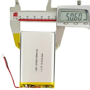 Batería de Litio Polímero de 5000 mAh con Certificación CE ROHS, Batería Recargable de Iones de Litio 105080 de 3.7 V para Electrónica de Consumo - Product Image 4