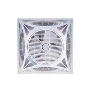 600*600 mm 14 inch Size Surface Ceiling Fan With LED Light Remote Control Amounted the Wall Square Design Amount