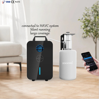 Wisekleen Plug Metal Aroma Diffuser air Fresh Dispenser Diffuseur APP Control Aroma Diffuser 2000ml