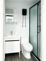 Cabine de toilettes mobiles premium fiable et étanche pour sites de compétition sportive en plein air