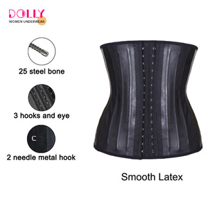 Corset de ceinture en acier et 25 baleines, bretelles colombiennes, en <span class=keywords><strong>Latex</strong></span> pur, entraîneur de taille - Product Image 6